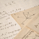 Pages of the Einstein manuscript.